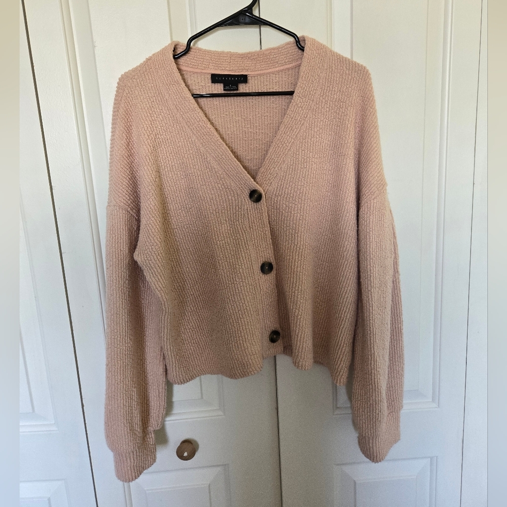 Sanctuary Pink Teddy Jacket Soft and Cozy